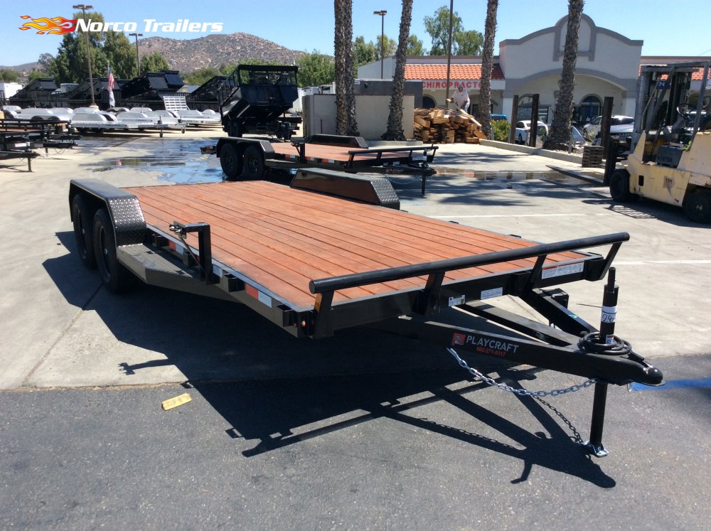 2025 Sun Country 83" x 18' 7K CAR HAULER Flatbed trailer