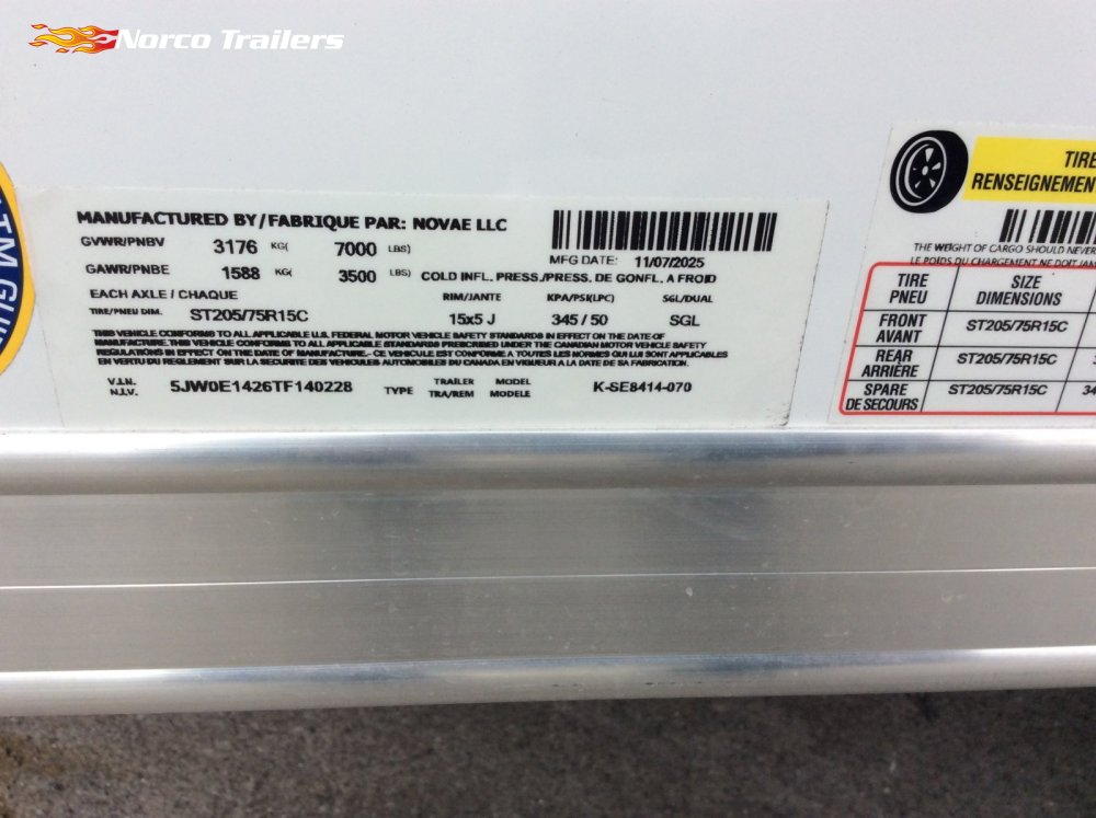 2026 Look 7' x 14' ELEMENT SE Enclosed Cargo trailer