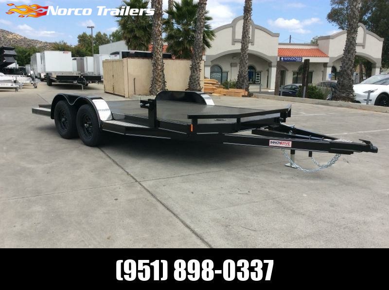 2024 Innovative Trailer Mfg. 83" x 16' Steel Deck Car Hauler Flatbed Trailer