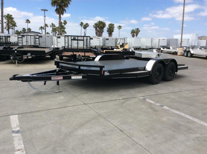 2024 Innovative Trailer Mfg. 83" x 16' Steel Deck Car Hauler Flatbed Trailer