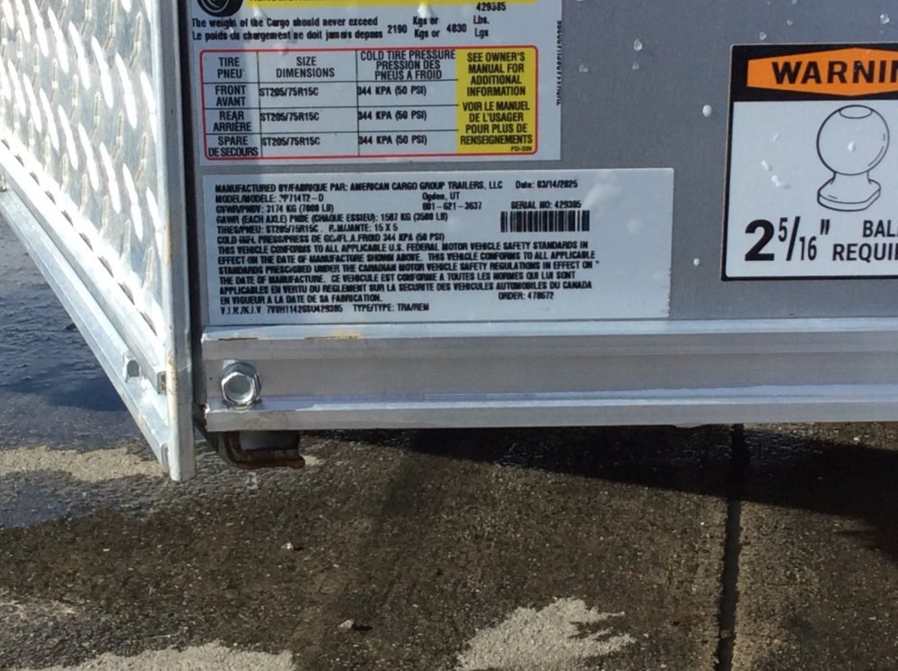 2025 Haulmark 7' x 14' Passport Enclosed Cargo trailer