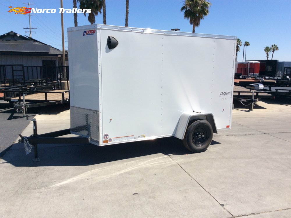 2026 Pace American 5' x 10' OBV DLX Enclosed Cargo trailer