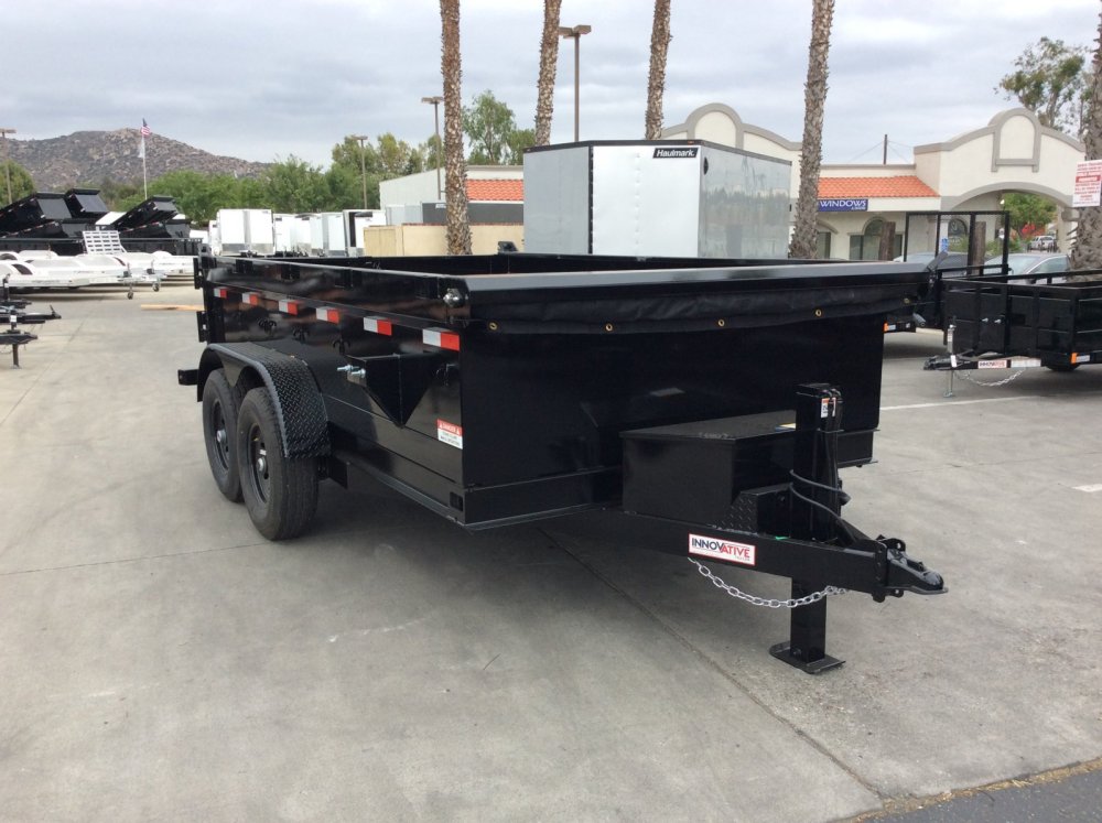 2025 Innovative 83" x 12' 14K 24" SIDES Dump trailer