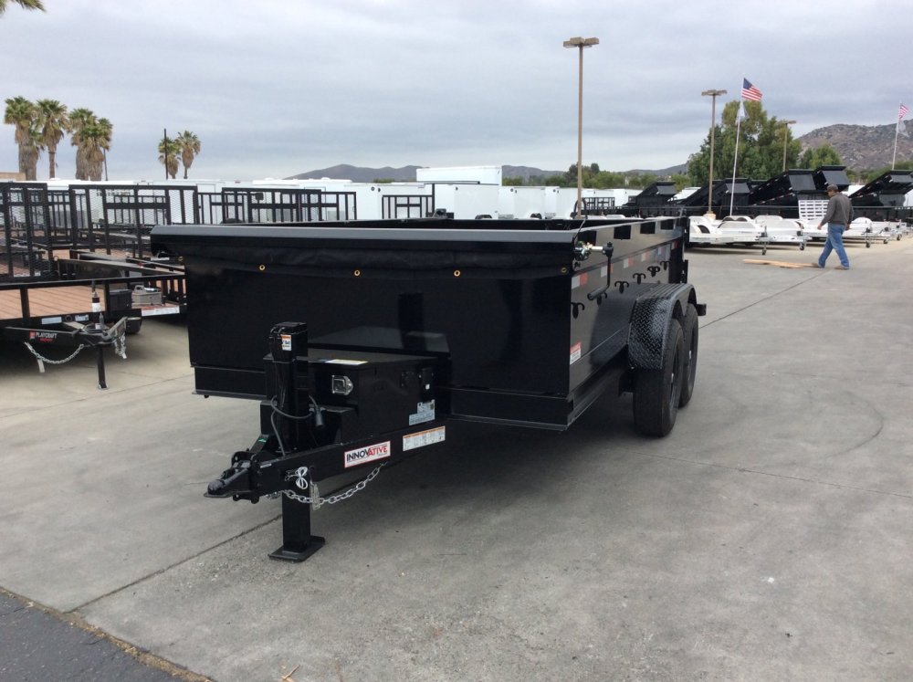 2025 Innovative 83" x 12' 14K 24" SIDES Dump trailer