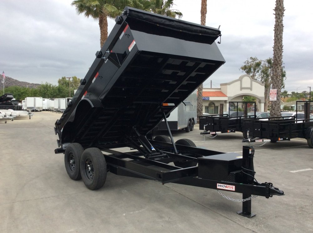 2025 Innovative 83" x 12' 14K 24" SIDES Dump trailer