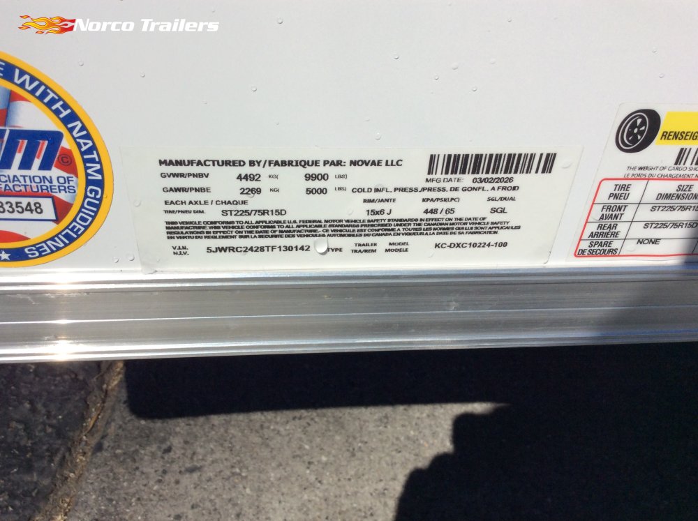 2026 Pace American 8.5' x 24' OBV DLX Car/Racing trailer