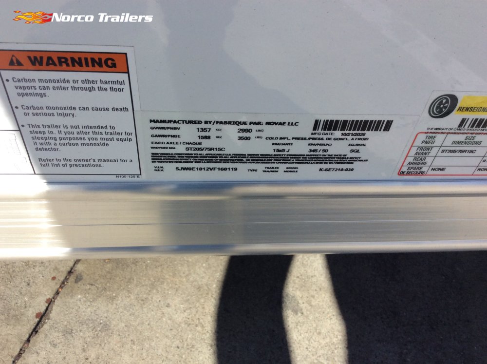 2027 Look 6' x 10' ELEMENT SE Enclosed Cargo trailer
