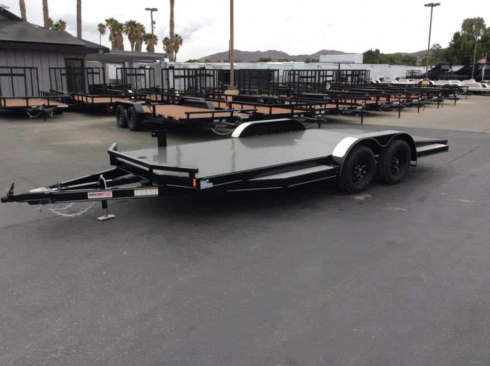 2025 Innovative Trailer Mfg 83" x 18' Car Hauler Flatbed trailer