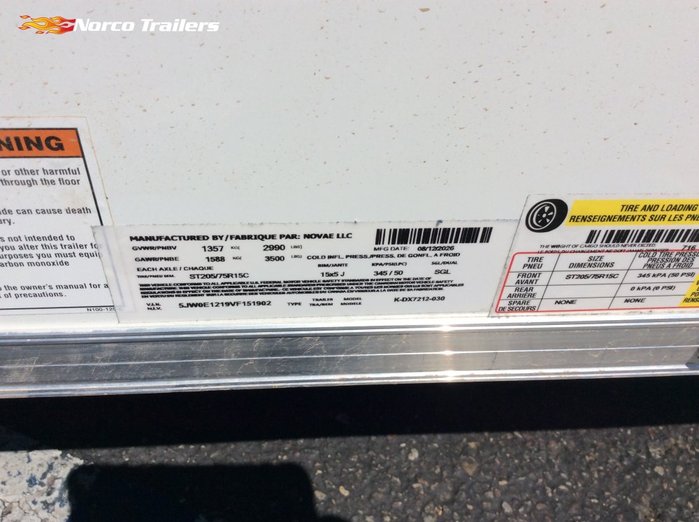 2027 Look 6' x 12' ST DLX Enclosed Cargo trailer