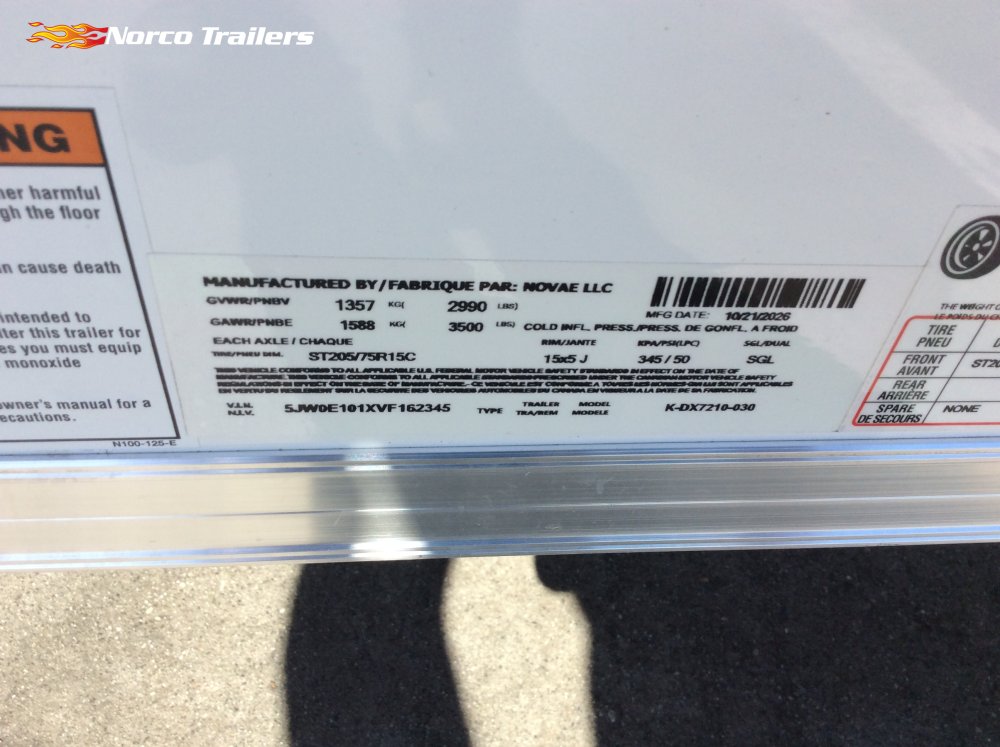 2027 Look 6' x 10' ST DLX Enclosed Cargo trailer