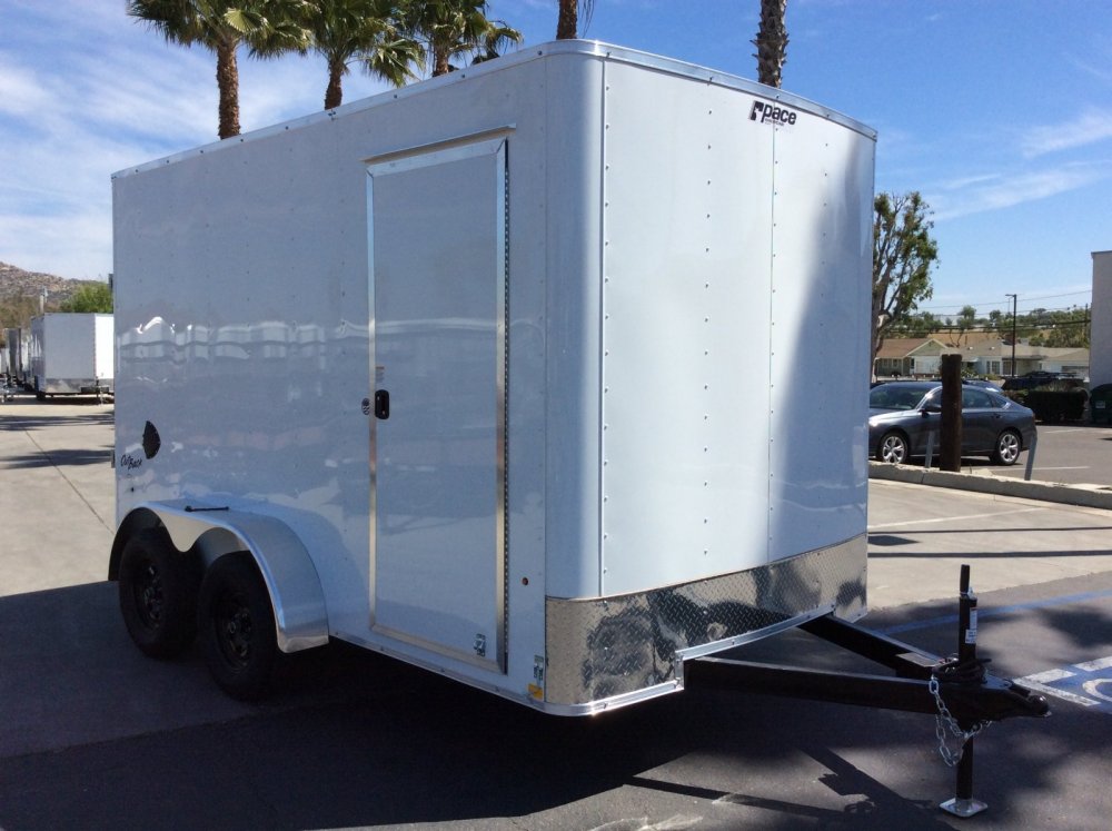 2025 Pace American 7' x 12' OB DLX Enclosed Cargo trailer