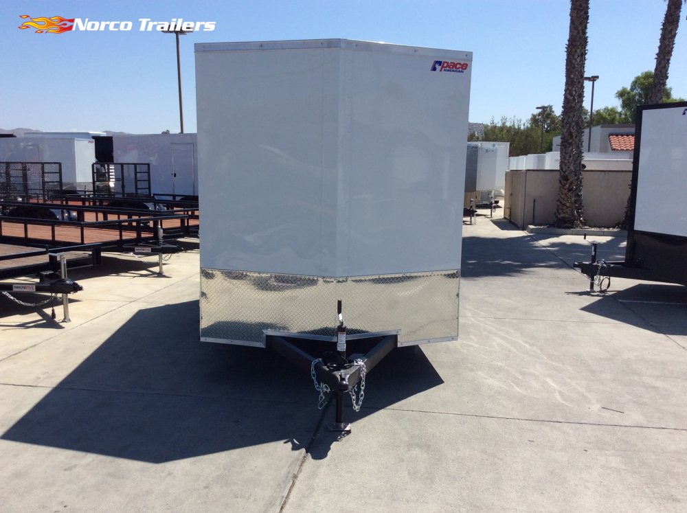 2027 Pace American 7' x 12' OB DLX Enclosed Cargo trailer