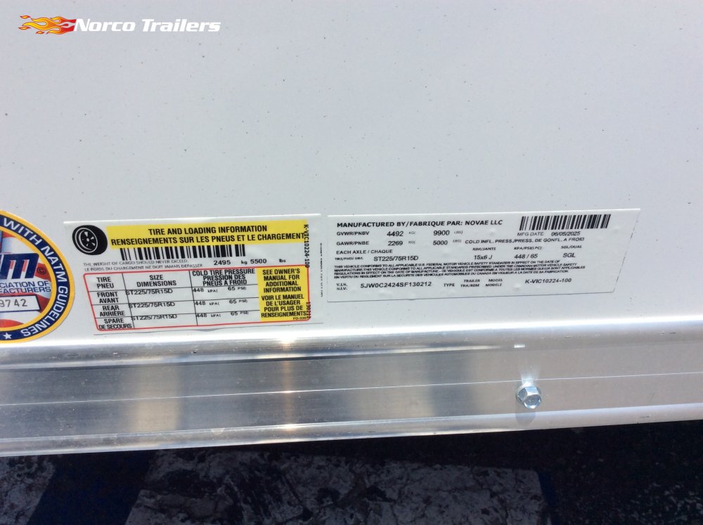 2025 Look Trailers 8' 5" x 24' Car Hauler Car/Racing trailer