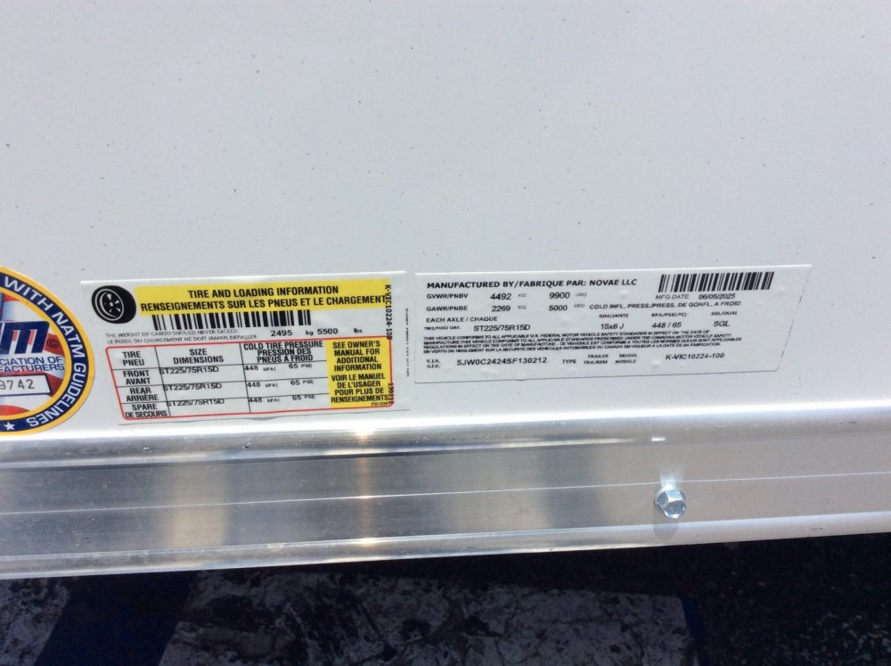 2025 Look Trailers 8' 5" x 24' Car Hauler Car/Racing trailer