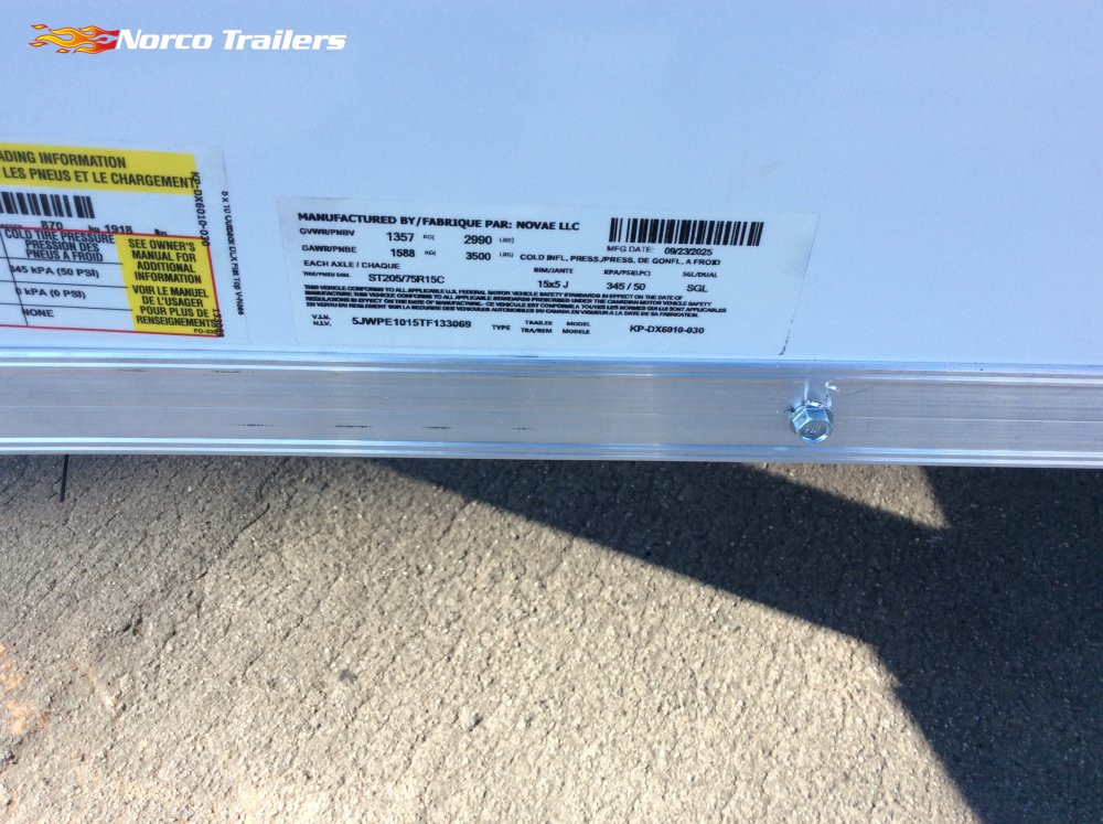 2026 Pace American 5' x 10' OBV DLX Enclosed Cargo trailer