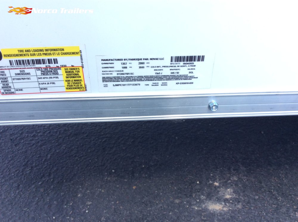 2026 Pace American 5' x 10' OUTBACK DELUXE Enclosed Cargo trailer