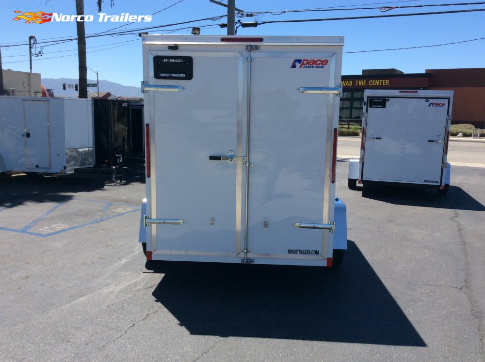 2027 Pace American 6' x 12' OB DLX Enclosed Cargo trailer