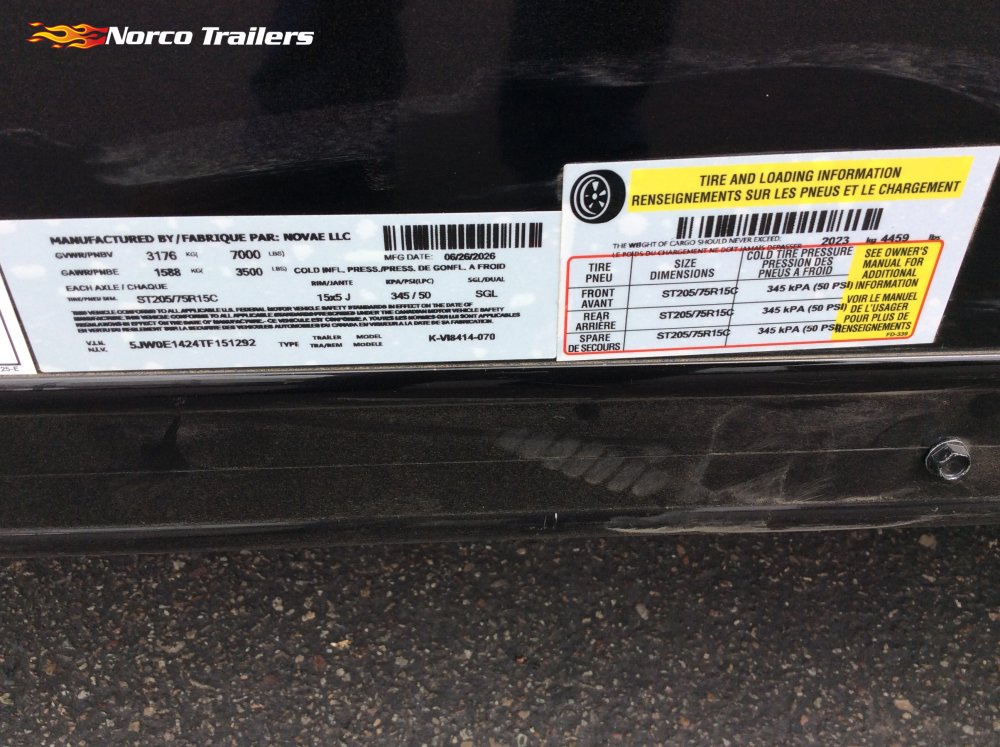 2026 Look 7' x 14' VISION Enclosed Cargo trailer