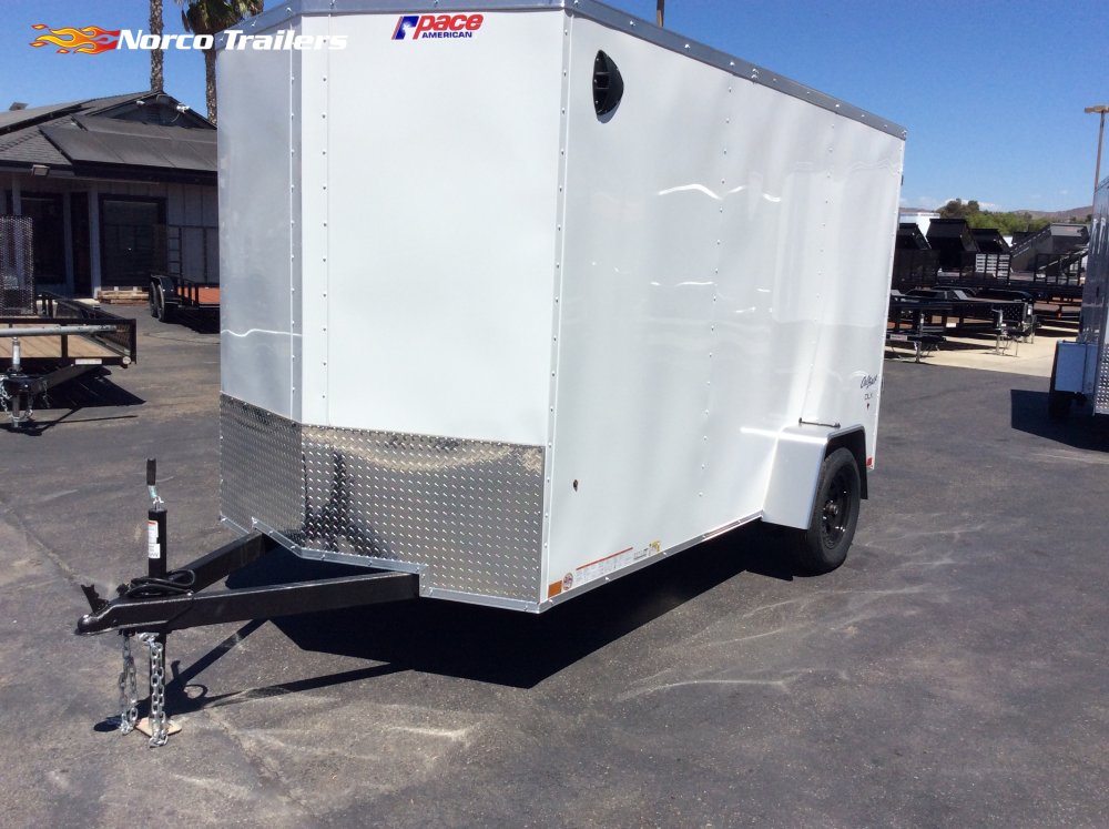 2027 Pace American 6' x 10' OB DLX Enclosed Cargo trailer