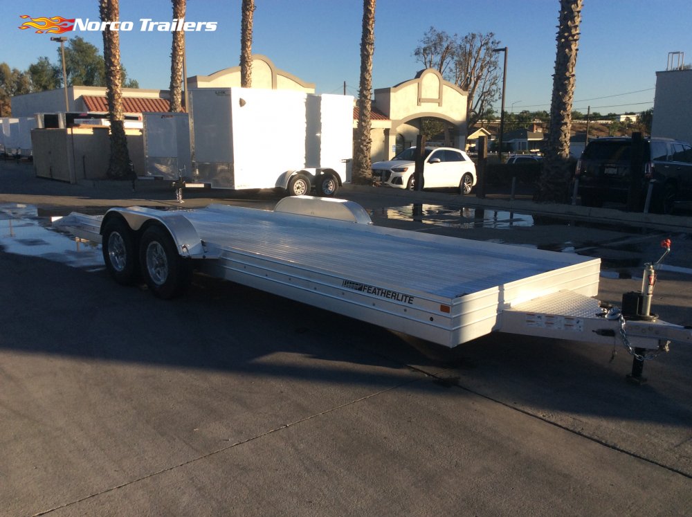 2023 Featherlite 3110 8.5' x 20' 9.6K Flatbed Car Trailer