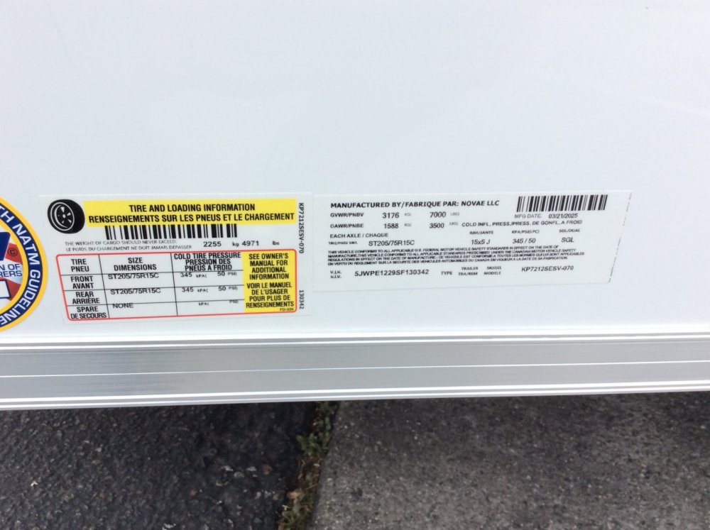 2025 Pace American 6' x 12' JOURNEY SE Enclosed Cargo trailer