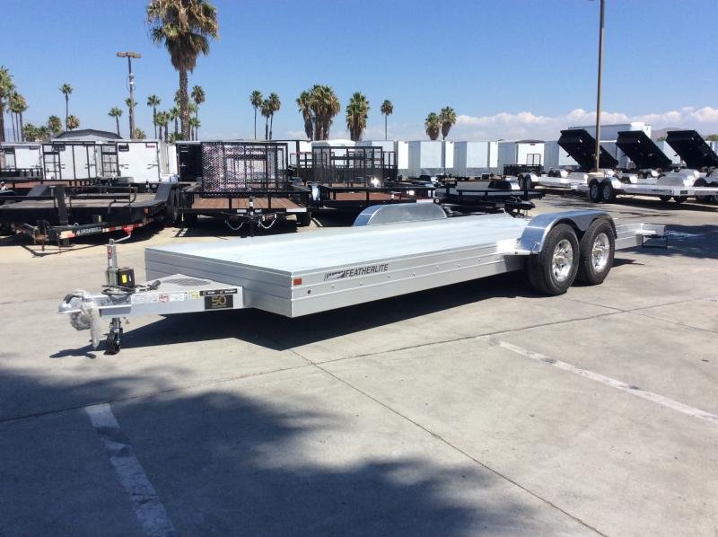 2023 Featherlite 3110 8.5' x 20' 9.6K Flatbed Car Trailer