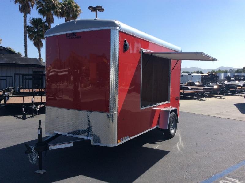 2025 Look Trailers Element 6' x 12' Vending Concession Enclosed Cargo Trailer