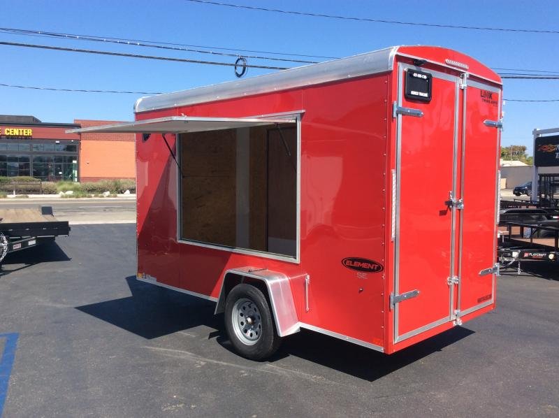 2025 Look Trailers Element 6' x 12' Vending Concession Enclosed Cargo Trailer