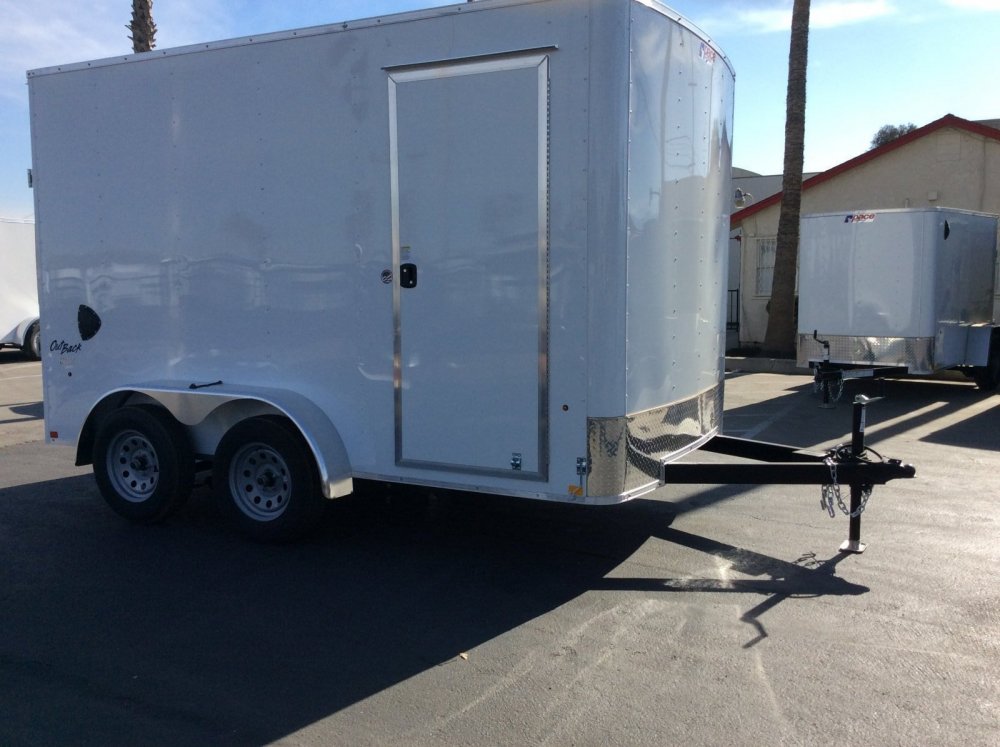 2025 Pace American Outback DLX 7 X 12 TE2 R OB DLX Enclosed Cargo