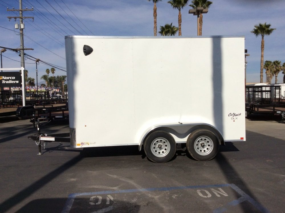 2025 Pace American Outback DLX 7 X 12 TE2 R OB DLX Enclosed Cargo