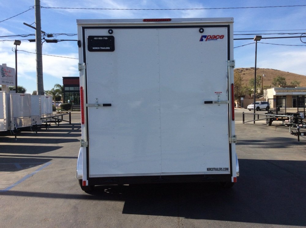 2025 Pace American Outback DLX 7 X 12 TE2 R OB DLX Enclosed Cargo