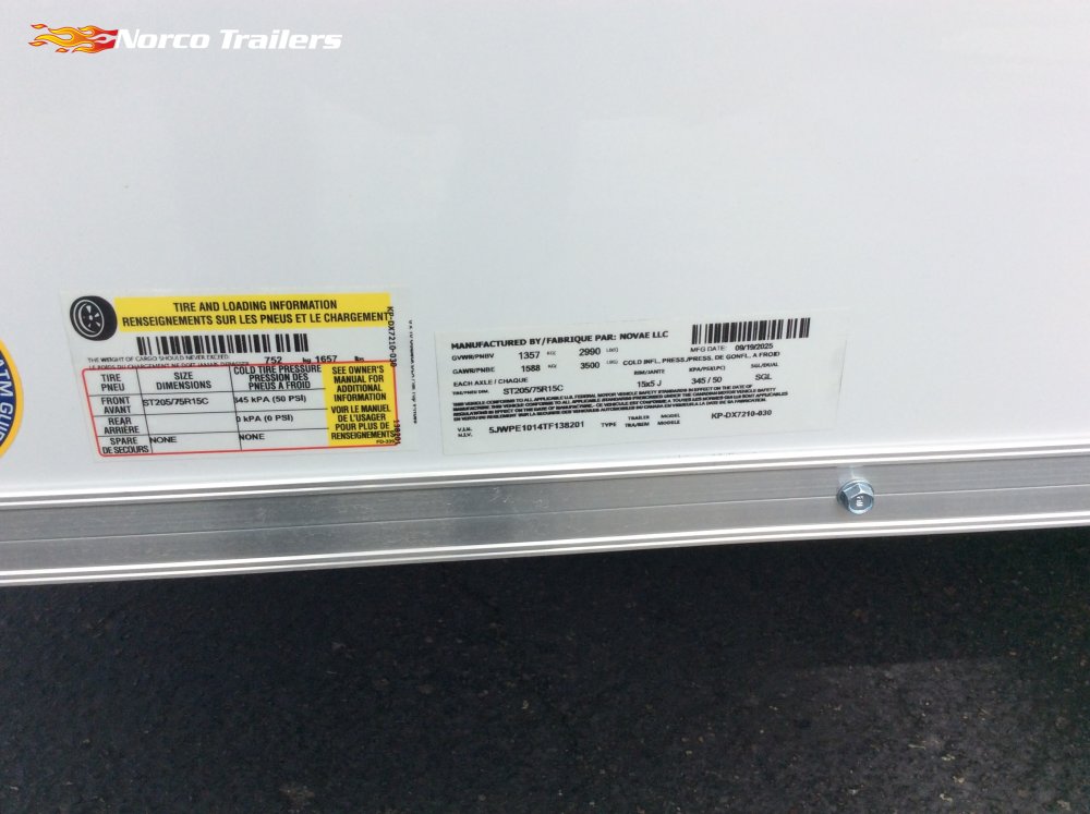 2026 Pace American 6' x 10' OBV DLX Enclosed Cargo trailer