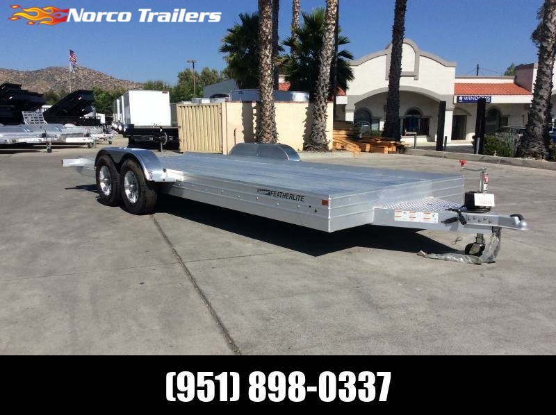 2023 Featherlite 3110 8.5' x 20' 9.6K Flatbed Car Trailer