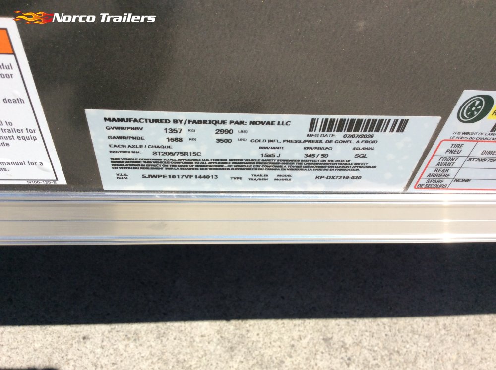 2027 Pace American 6' x 10' OBV DLX Enclosed Cargo trailer
