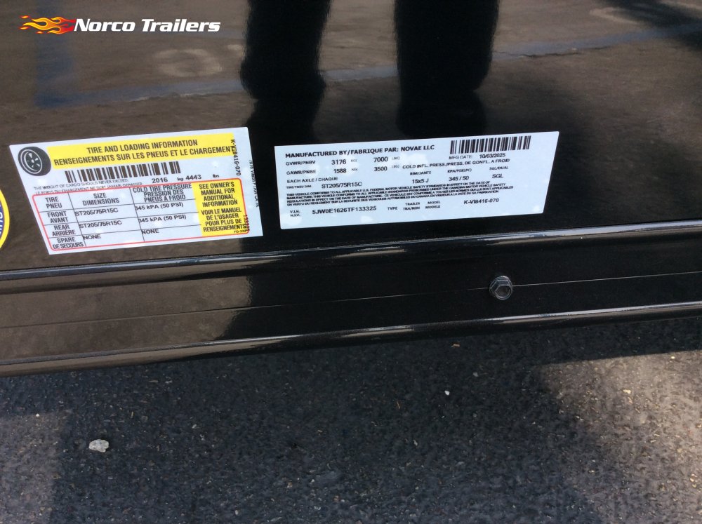 2026 Look Trailers 7' x 16' VISION Enclosed Cargo trailer