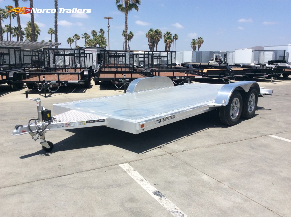 2025 Featherlite 8' 6" x 16' Car Hauler Flatbed trailer