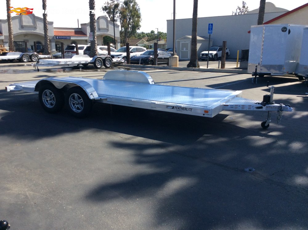 2025 Featherlite 8' 5" x 18' Car Hauler Flatbed trailer