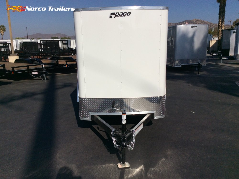 2026 Pace American 5' x 8' OB DLX Enclosed Cargo trailer