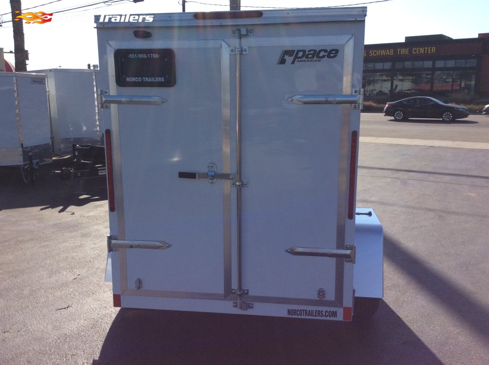 2026 Pace American 5' x 8' OB DLX Enclosed Cargo trailer