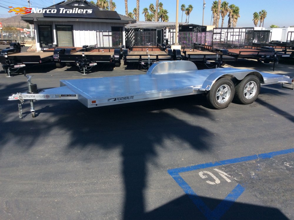 2025 Featherlite 8' 5" x 18' Car Hauler Flatbed trailer