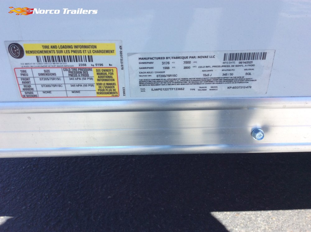 2026 Pace American 6' x 12' JOURNEY SE Enclosed Cargo trailer