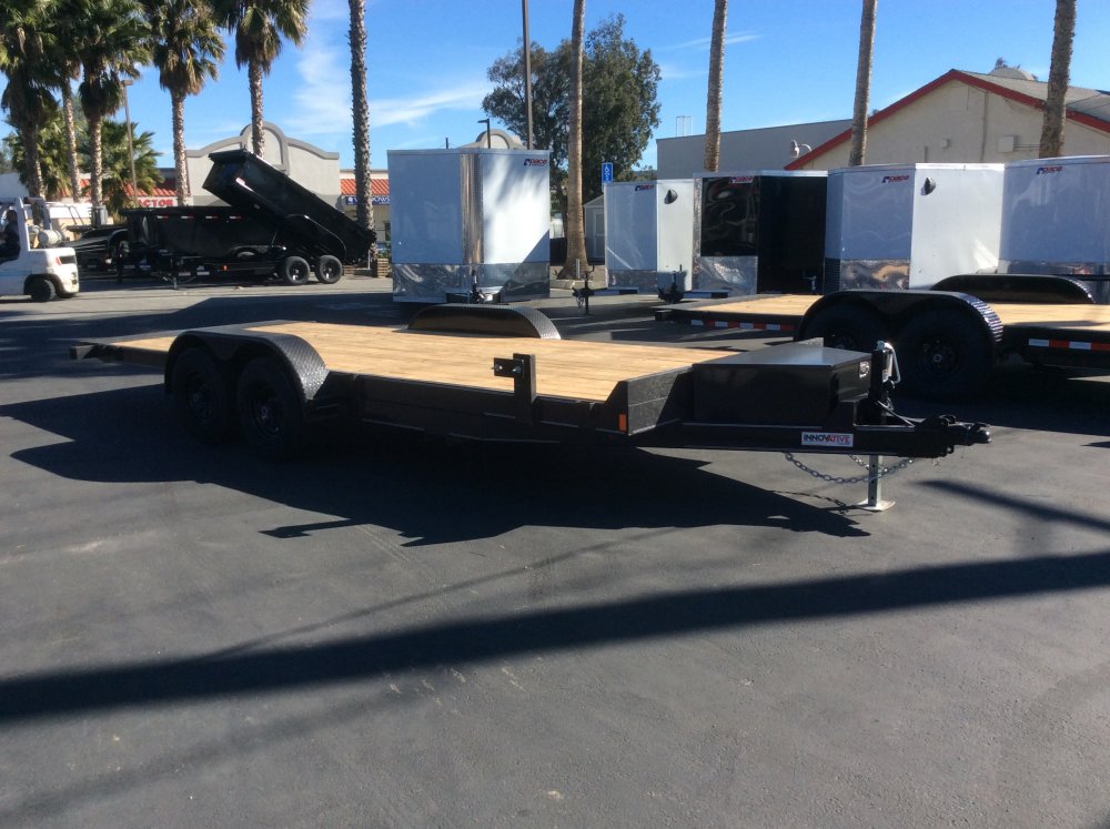 2024 Innovative Trailer Mfg. 82" x 20' Power Tilt Deck 10K Car Hauler Flatbed Equipment Trailer