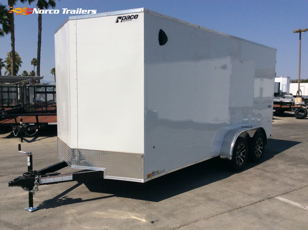 2025 Pace American Outback DLX 7 X 16 TE2 R 7H OBV DLX Enclosed Cargo