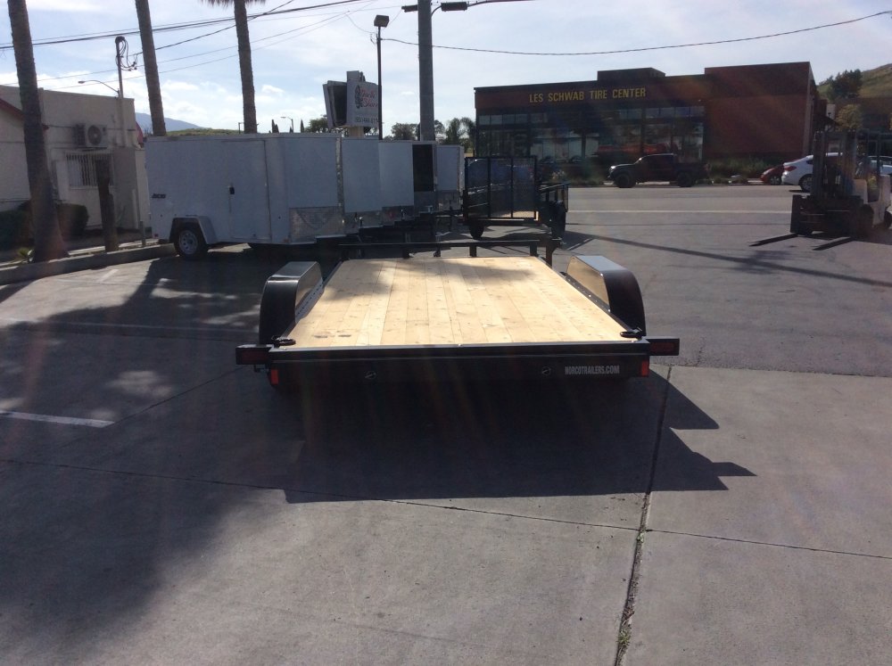 2024 Innovative Trailer Mfg. 83" x 14' Economy Wood Car Hauler Flatbed Trailer