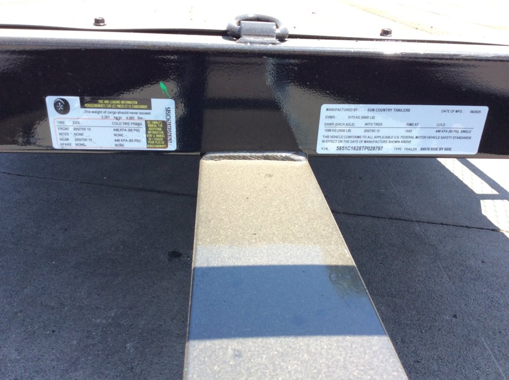 2026 Sun Country 84" x 16' UTILITY Utility trailer