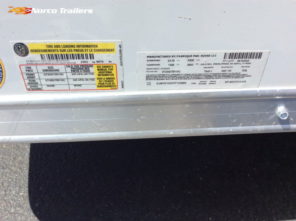 2025 Pace American 6' x 12' JOURNEY SE Enclosed Cargo trailer