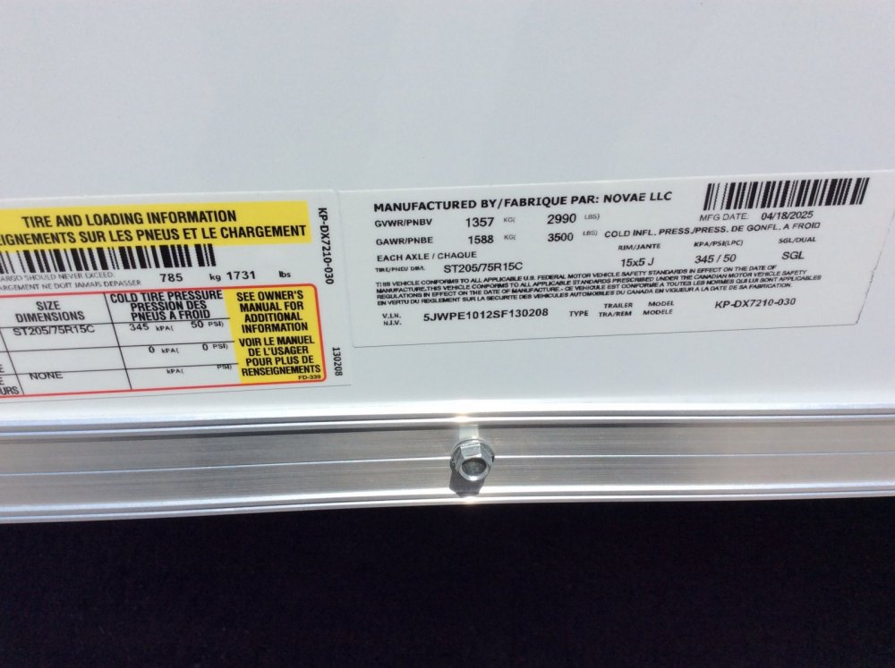 2025 Pace American 6' x 10' OB DLX Enclosed Cargo trailer