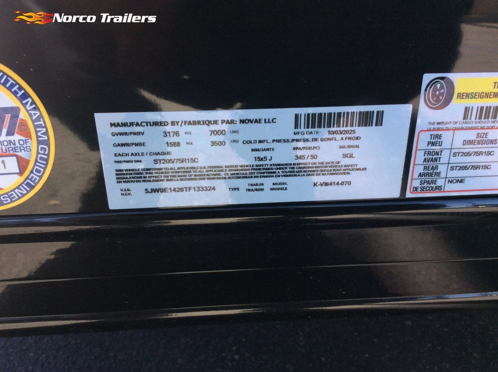 2026 Look Trailers 7' x 14' VISION Enclosed Cargo trailer