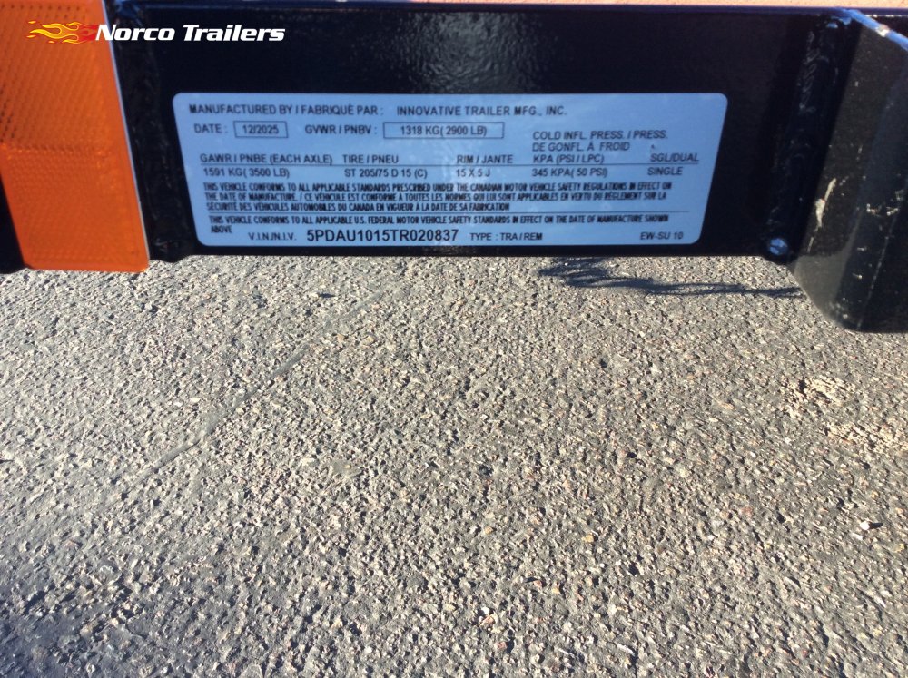 2026 Innovative 5' x 10' UTILITY Utility trailer