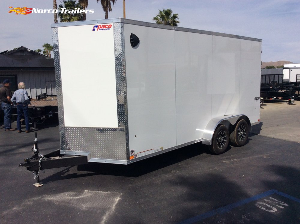 2026 Pace American 7' x 16' OB DLX Enclosed Cargo trailer